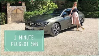 1 minute: Peugeot 508 | lady driven