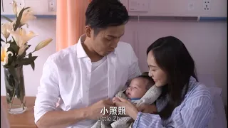 Two years after their marriage, He Yichen and Zhao Mosheng finally formed a family of three.