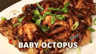 Spicy Baby Octopus (Stir Fry) @pinoyfoodfusion