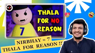 THALA For No Reason - MAKE JOKE OF ||MJO|| By Saurabh Shukla | REACTION | By Nirbhay