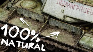 Using REAL EARTH For Scale Model Weathering? YES PLEASE!!! | KV-220-2 | 1/72 PST Final Episode