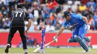 Ms dhoni runout in 2019Worldcup semifinal NZ vs IND