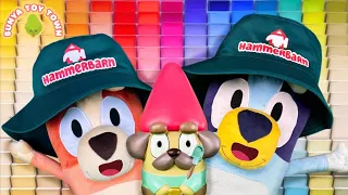 Bluey Goes to Hammerbarn For Real Life! | Pretend Play with Bluey Toys | Bunya Toy Town