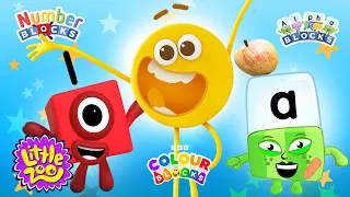 Try not to laugh for kids | Numberblocks, Alphablocks and Colourblocks | @LittleZooTV