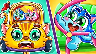 Safety Rules On the Bus Song🚌School Bus Rules 🚑+ More Nursery Rhymes by Cars & Play