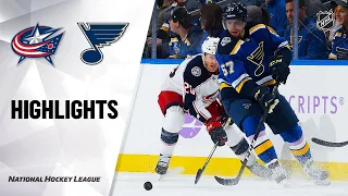 NHL Highlights | Blue Jackets @ Blues 11/01/19