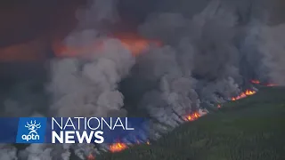 Wildfires in the N.W.T. rage, grow closer to some of the territory's major cities | APTN News