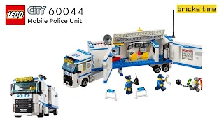 Lego City Mobile Police Unit 60044 Speed build | Stop Motion