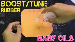 BOOST/TUNE Table Tennis Rubber So Easy With BABY OIL | MLFM Table Tennis Tutorial