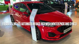 Fiesta ST Line 125 Mhev Auto in Race Red with Winter Pack and Sync 3 Nav