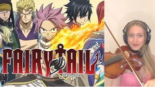 Fairy Tail Main theme Ost violin cover -Dragon Force