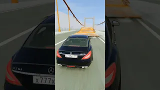 ПЕРЕЛЕТИТ ЛИ МЕРСЕДЕС БАНАН ЧЕРЕЗ СЛОМАННЫЙ МОСТ в BeamNG Drive