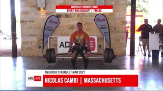 America's Strongest Man 105kg - 2021 - Nicolas Cambi