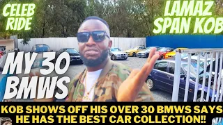 I Own Over 30 BMW cars! One Almost K!lled me! Lamaz Span Boasts About His BMW Collection- Celeb Ride