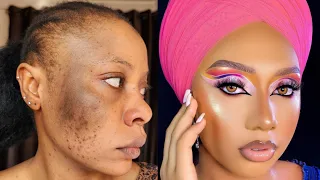 BOMB 😳 VIRAL 👆🔥😱 WHAT SHE WANTED VS WHAT SHE GOT 😱MAKEUP TRANSFORMATION ✂️ CIRURGIA PLASTICA 💉