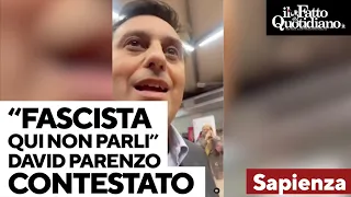 Parenzo contestato alla Sapienza: "Non mi fanno parlare". "Fascista, giustifica il genocidio a Gaza"