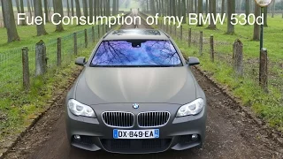 Fuel Consumption Of My BMW 530d !