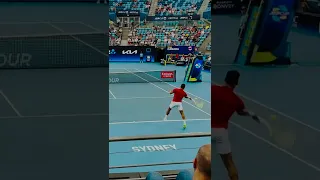 Medvedev v Felix Auger Aliassime Extended Rally #shorts