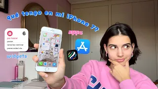 TODAS las APPS de MI IPHONE 7 en 2023???!! todos los atajos y widgets 📱💘📸💡