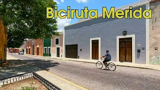 Biking the Biciruta in Merida Mexico