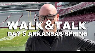 WALK & TALK: Arkansas Live Tackle Day 5 Spring Drills