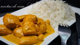 POLLO AL CURRY RECETA MUY FÁCIL Y RÁPIDA