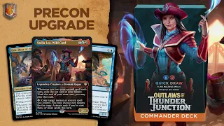 “Quick Draw” Precon Upgrade | Outlaws of Thunder Junction | The Command Zone 600 | MTG EDH Magic