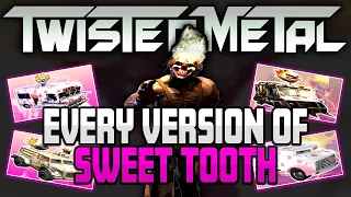 Every Version of Sweet Tooth in Twisted Metal Games