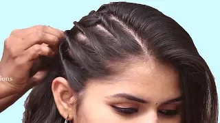 Unseen Party hairstyle for girls | Hair Style Girl | hairstyles | Easy Hairstyles for long hair