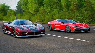 Forza Horizon 4: FASTEST HYPERCAR vs. Italdesign Zerouno Drag Race