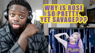 BLACKPINK ROSÉ - Pretty Savage (FaceCam) REACTION!!!