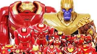 Hulkbusters Go~! Defeat Thanos & Villains, Avengers Hulk, Iron Man, Spider-Man, Thor