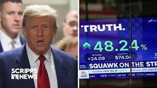 Trump's 'Truth Social' stocks soar in first day of trading on NASDAQ