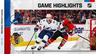 Lightning @ Blackhawks 3/6 | NHL Highlights 2022