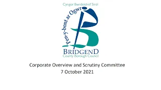Corporate Overview & Scrutiny Committee - 7 October 2021