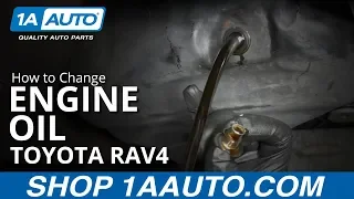 How to Change Engine Oil 05-16 Toyota RAV4