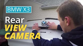 BimmerTech MMI Rear View Camera installation in a BMW X3 [WITH A SMALL RADIO ONLY]