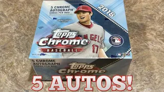 OPENING A $2,000 JUMBO BOX OF 2018 TOPPS CHROME!  SHOHEI OHTANI ROOKIE HUNT!  (Throwback Thursday)