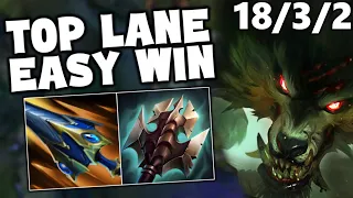 SEASON 14 WARWICK TOP IS TOO GOOD - League of Legends