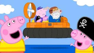 Peppa Pig English Episodes | Peppa Pig's Day Out on Grampy Rabbit's Hovercraft