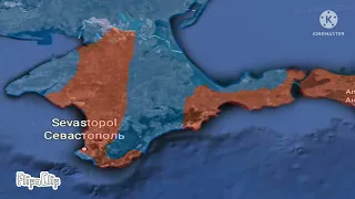 Annexation of Crimea using google map