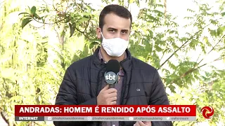 Vítima rendida durante assalto em Andradas