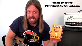 "The Balch" fuzz pedal by CREEPY FINGERS demo