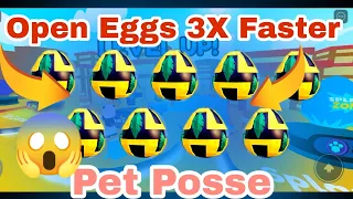 [Patched]😱3X Faster Egg Trick In Pet Posse  (Roblox) | Mega coins | Pet Posse | I AM TONY