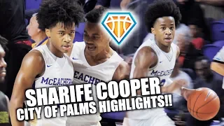 Sharife Cooper Makes Case FOR #1 POINT GUARD IN THE COUNTRY!! | City of Palms MVP Highlights