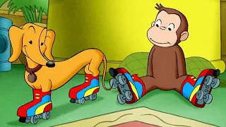 Georges le Petit Singe 🐵 Curious George découvre le roller 🐵 Dessins Animés