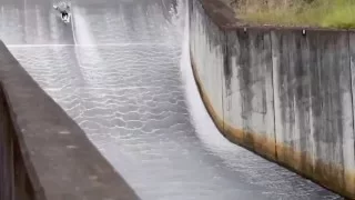 Катание с дамбы / riding from the dam