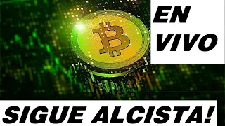 BITCOIN SE MANTIENE ALCISTA EN VIVO!! ¿ES HORA DE LAS ALTCOINS? ANALISIS BTC