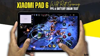 Xiaomi Pad 6 Wild Rift Gaming test | League of Legends LOL Mobile