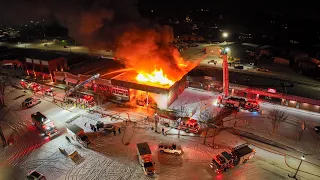 Conway Fire Department responds to PattiCakes Bakery Fire - 01-15-2024  - Downtown Conway, Arkansas